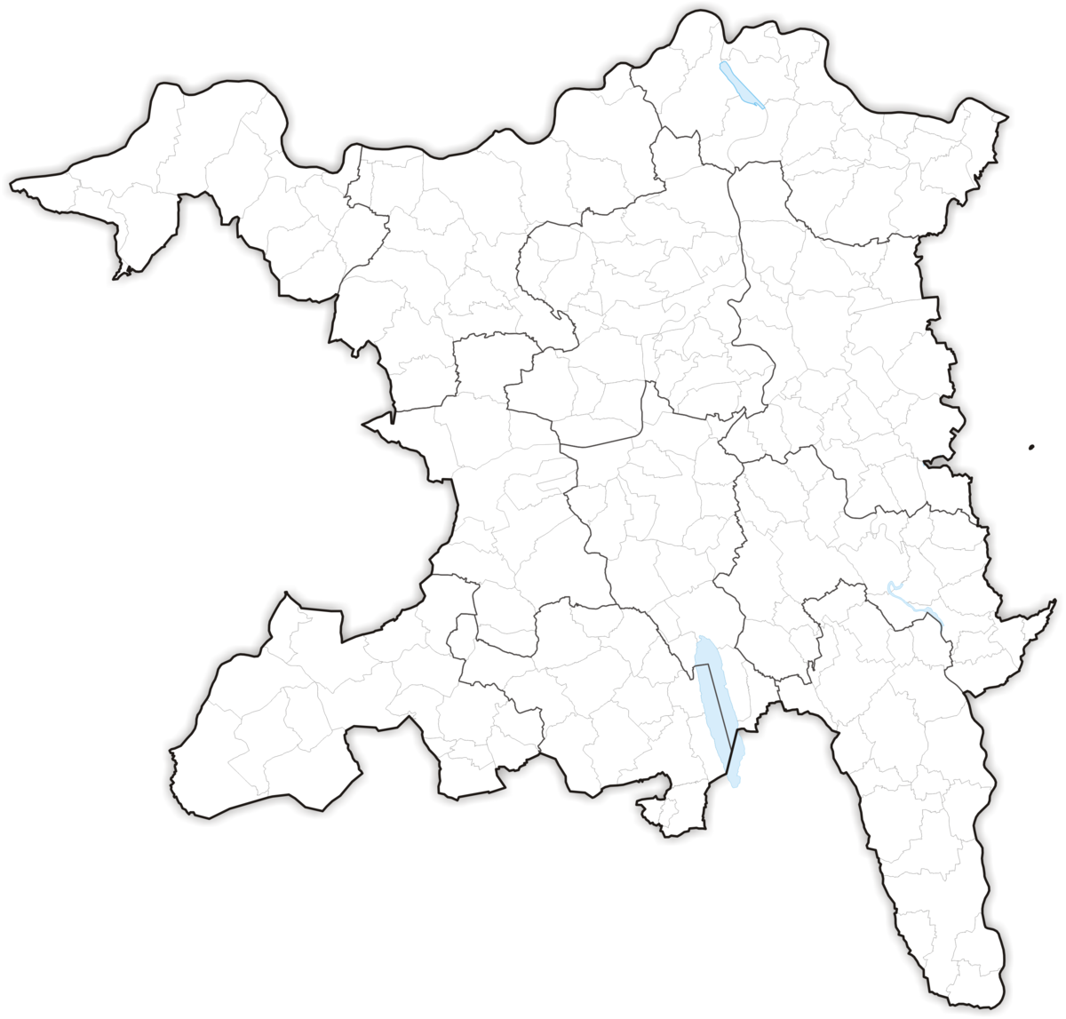 Karte Kanton Aargau 2011
