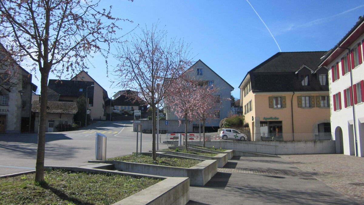 Gemeindeplatz in Niederlenz