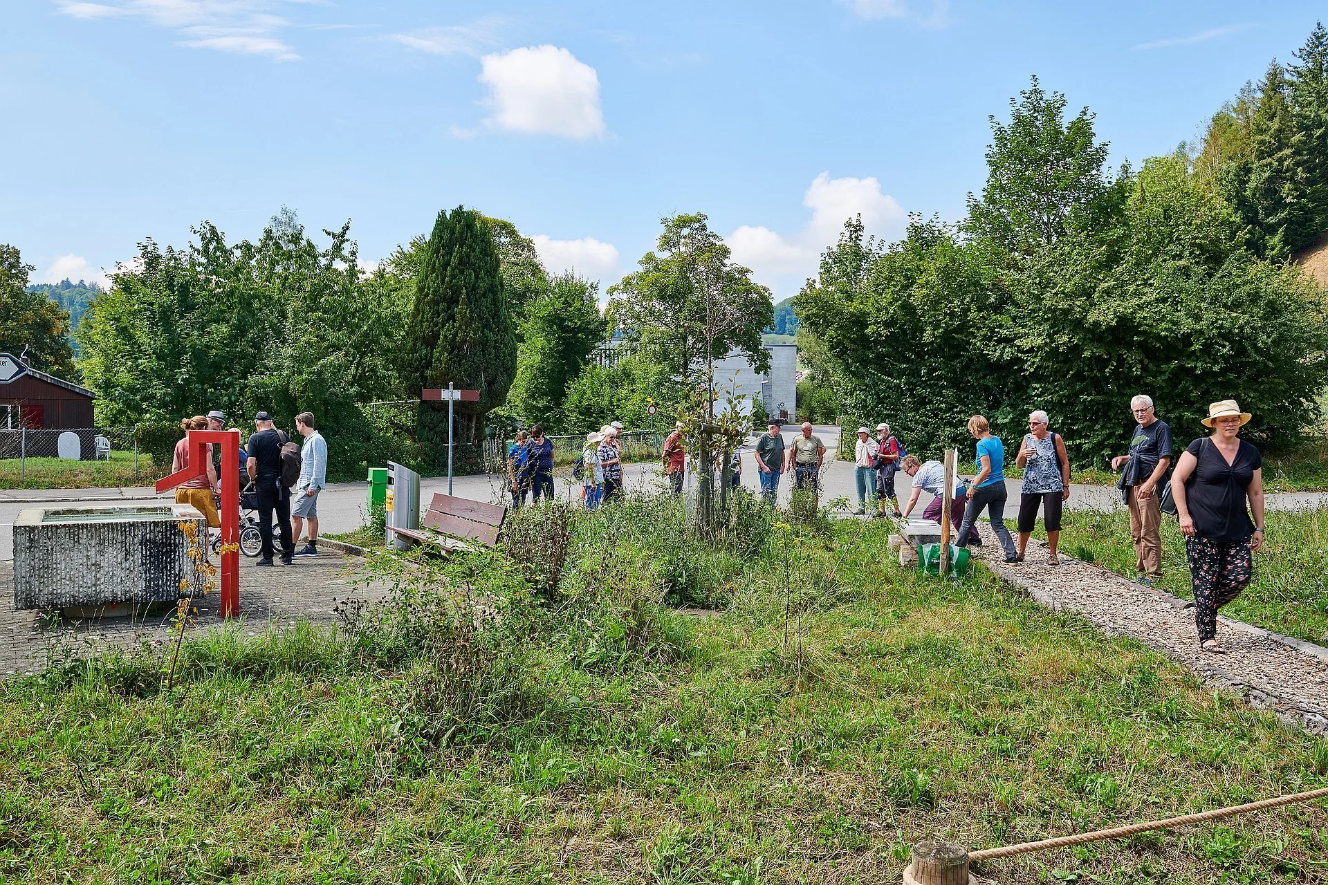 Naturwiese in Unterkulm Die neugestaltete Naturwiese stösst auf Interesse