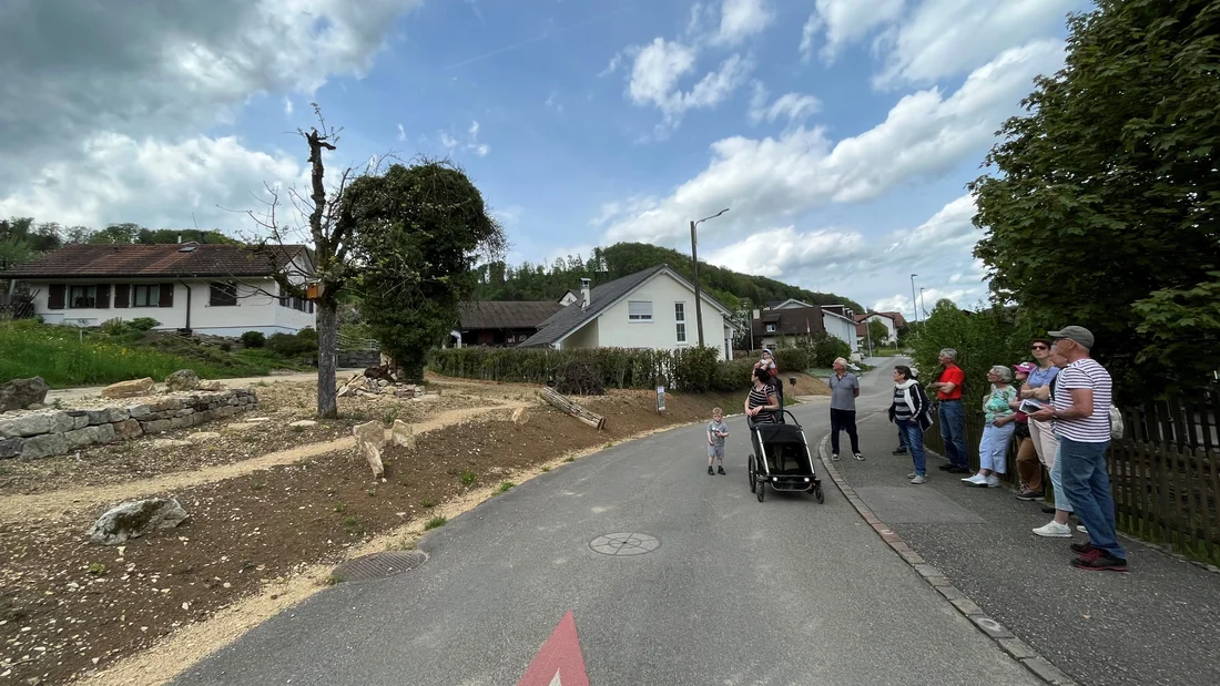 Startanlass am Friedhofweg in Hellikon