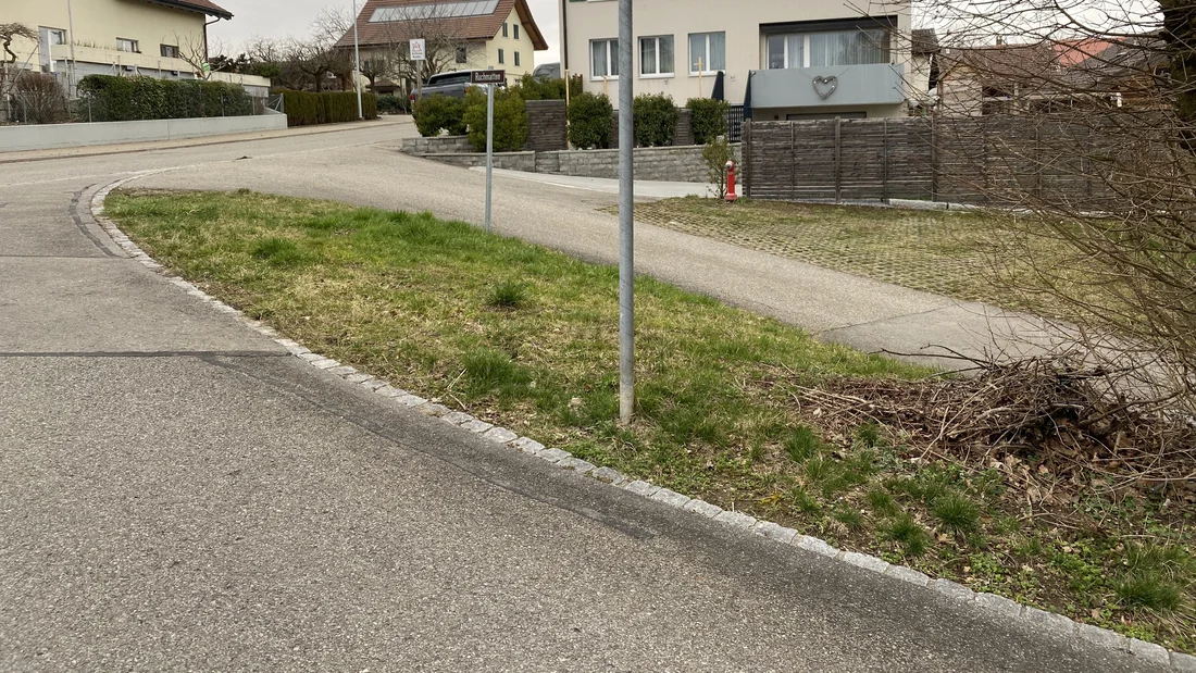 Haldenäcker in Kallern im Februar 2024