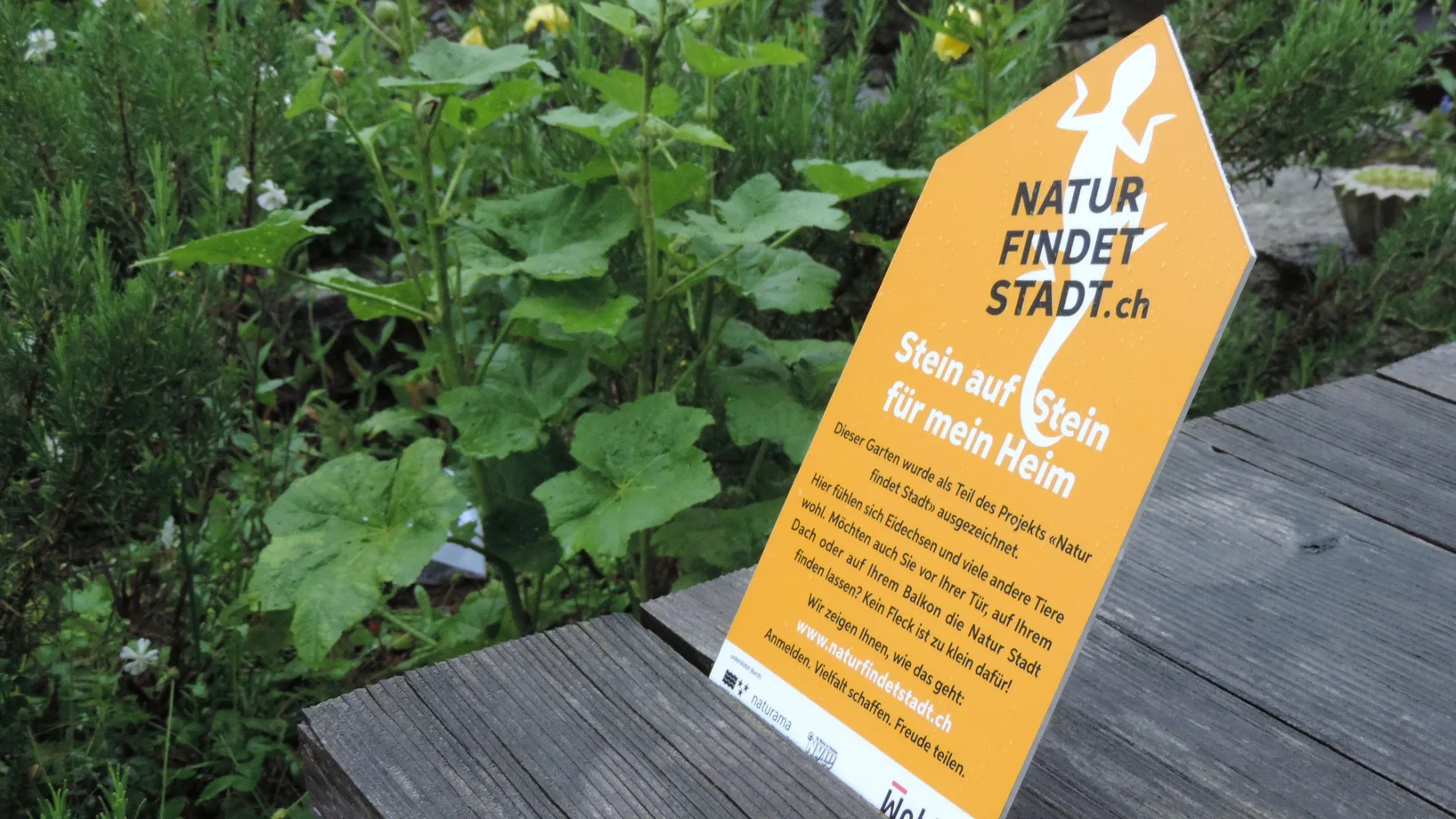 Gartentorplakette in Wohlen