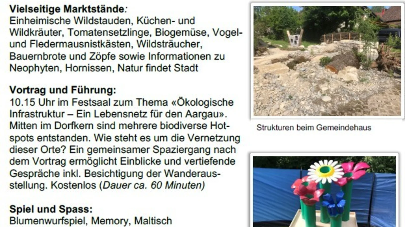 Pflanzen- und Informationsmarkt